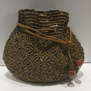 BOHO STYLE BEADED POUCH PURSE    HOST PICK!!!